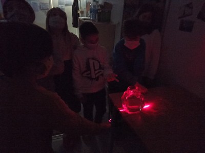 La llum, l'aigua i la refracció. 