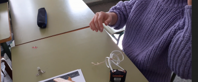 Nuestra clase de experimentos con la electricidad