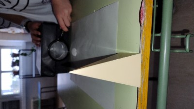 La imagen invertida